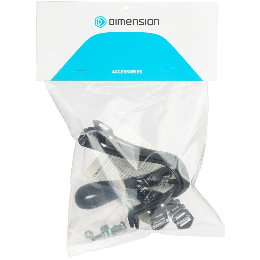 Dimension Toe Clip and Strap Set - Pedals - Bicycle Warehouse