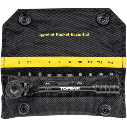 Topeak Ratchet Rocket Essential Tool Kit - with 10 Bits - Tools - Bicycle Warehouse