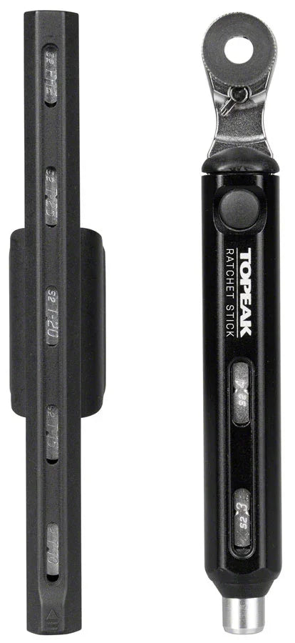 Ratchet Stick Ratchet Tool - 10 Piece Bit Set Black - Bicycle Warehouse