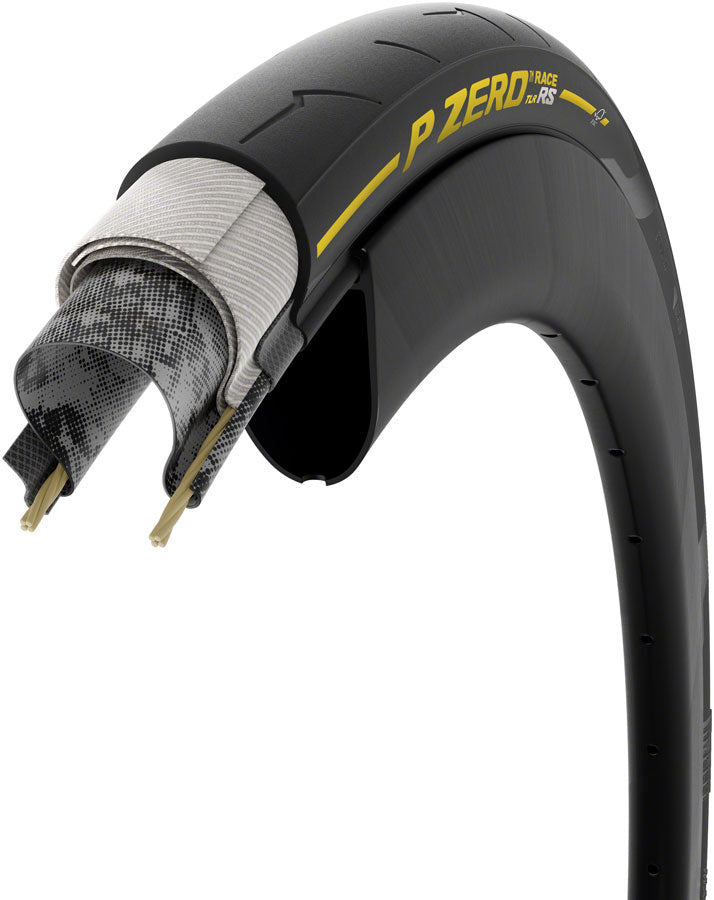 P ZERO Race TLR RS Tire - 700 x 28 Tubeless Folding YLW Label Team Edition SpeedCore SmartEvo - Bicycle Warehouse