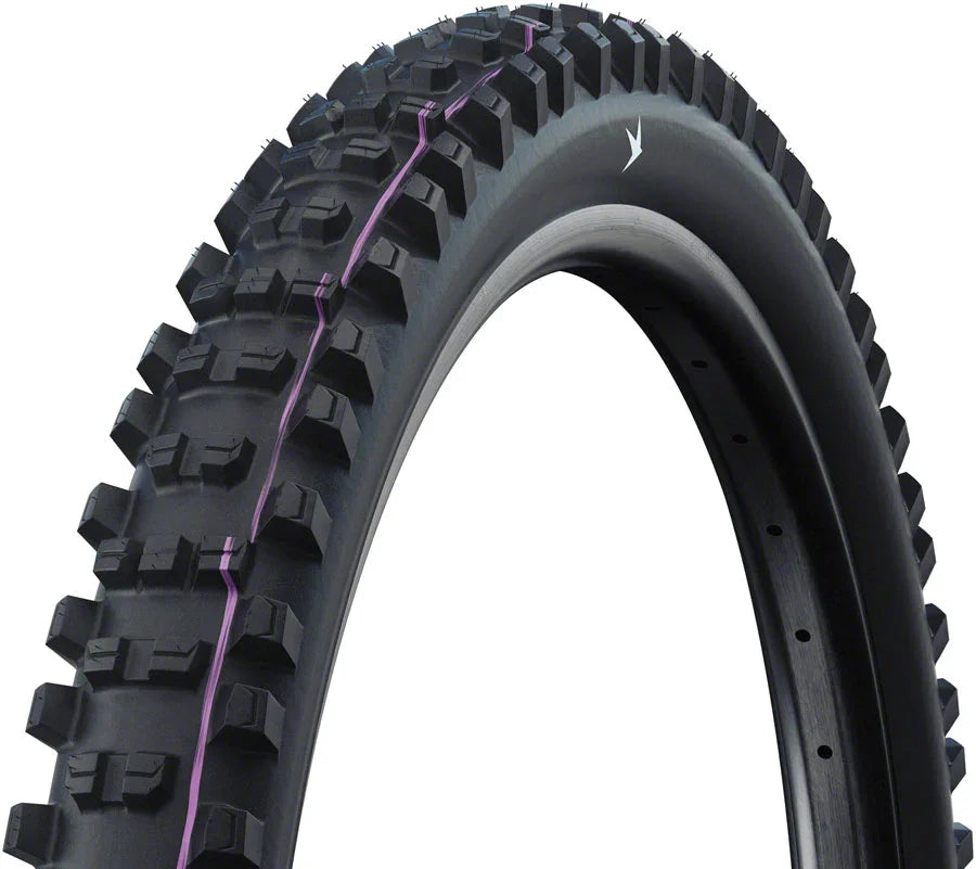 Schwalbe Shredda Mountain Tire, Addix Ultra Soft Gravity Pro - Radial 67TPI - 29x2.5" - Bicycle Warehouse