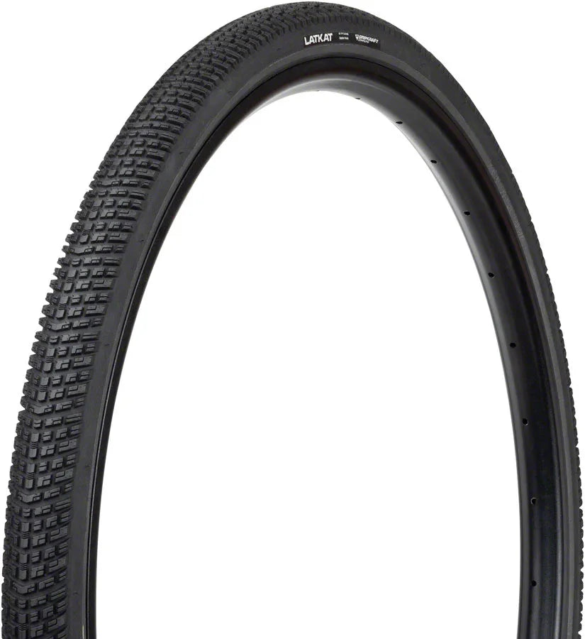 Latkat Tire - 700 x 40 Tubeless Folding BLK 60 TPI Gripkraft Compound - Bicycle Warehouse