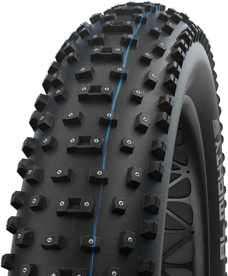 Al Mighty Tire, Evolution Line Addix Speed Grip Super Ground E-25 Studded - 26 x 4.8" - Bicycle Warehouse