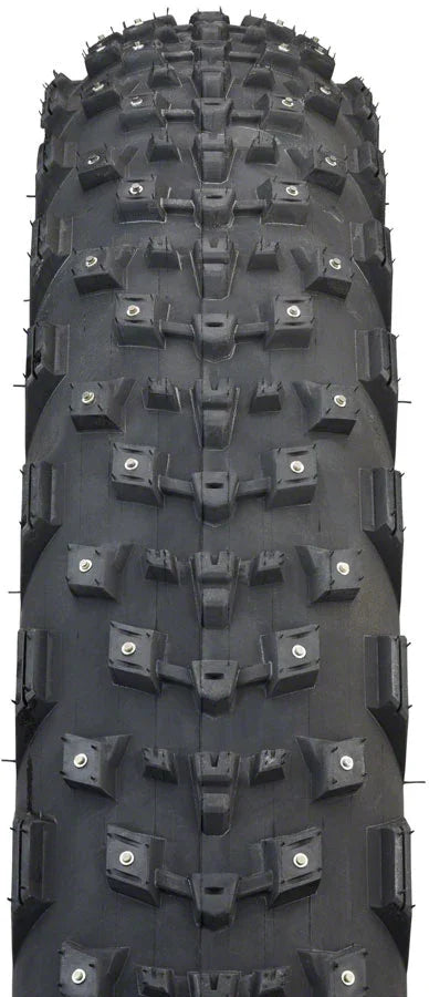 Dillinger 4 Tire - 27.5 x 4.0 Tubeless Folding BLK 60 TPI 168 Carbide Steel Studs - Bicycle Warehouse