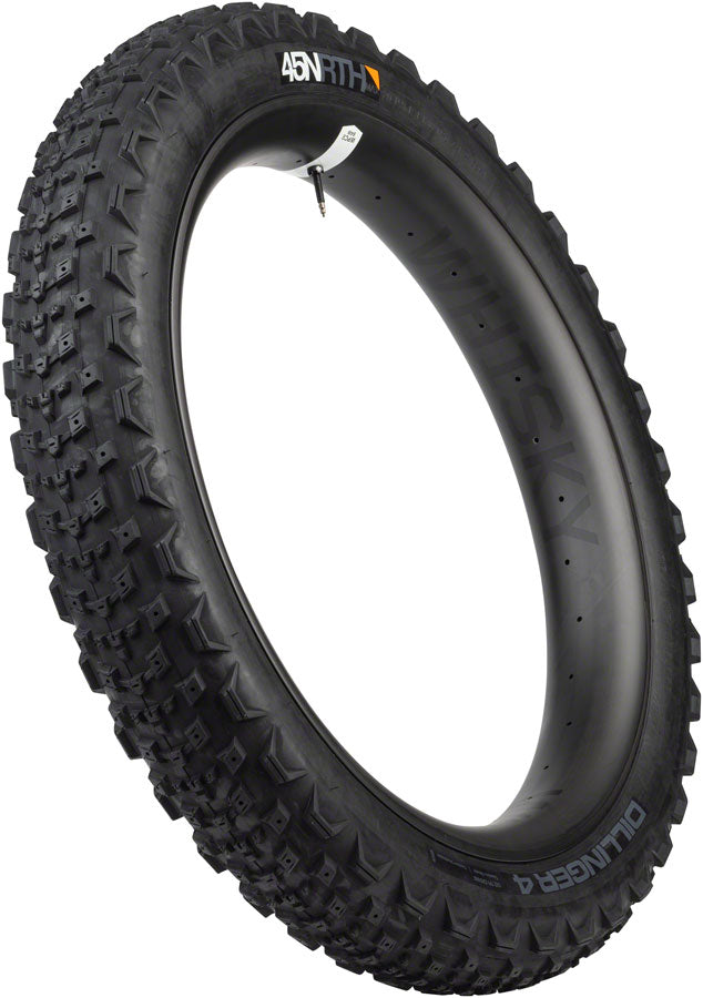Dillinger 4 Tire - 27.5 x 4.0 Tubeless Folding BLK 120 TPI Custom Studdable - Bicycle Warehouse