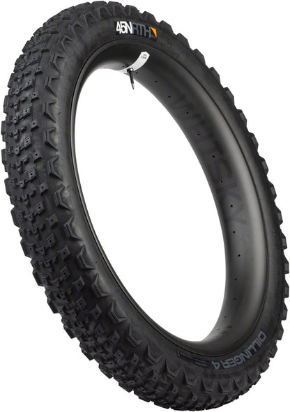 Dillinger 4 Tire - 27.5 x 4.0 Tubeless Folding BLK 120 TPI Custom Studdable - Bicycle Warehouse