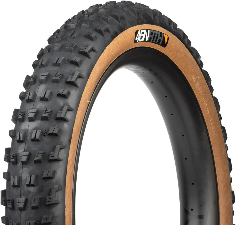 Vanhelga Tire - 27.5 x 4.5 Tubeless Folding Tan 60 TPI - Bicycle Warehouse