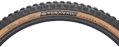 Teravail Kessel Tire - 29 x 2.5 Tubeless Folding Tan Durable Grip Plus Compound - Bicycle Warehouse