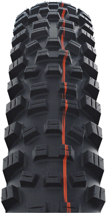 Hans Dampf Tire - 27.5 x 2.6 Tubeless Folding BLK/Bronze Evolution Line Super Trail Addix Soft - Bicycle Warehouse
