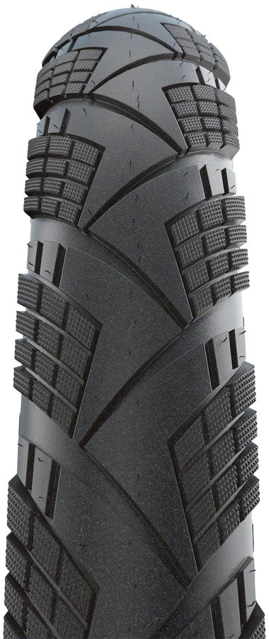 Marathon Efficiency Tire - 700 x 50 / 28 x 2 Clincher Folding BLK/Reflective Evolution Line Super Race Addix Race E-50 - Bicycle Warehouse