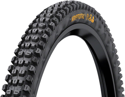 Continental Kryptotal Front Tire - 29 x 2.40 Tubeless Folding BLK Soft Trail Casing E25 - Bicycle Warehouse