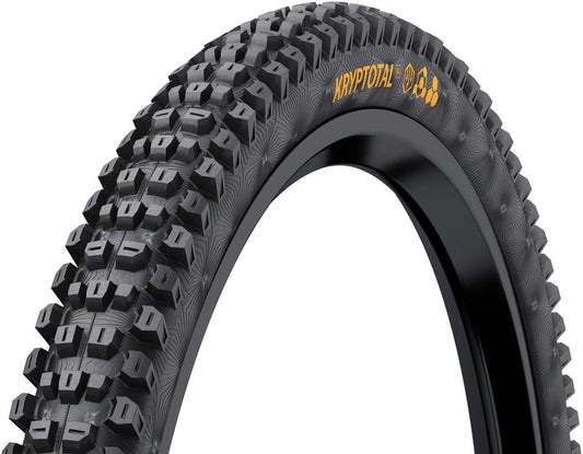 Continental Kryptotal Front Tire - 29 x 2.40 Tubeless Folding BLK Soft Trail Casing E25 - Bicycle Warehouse