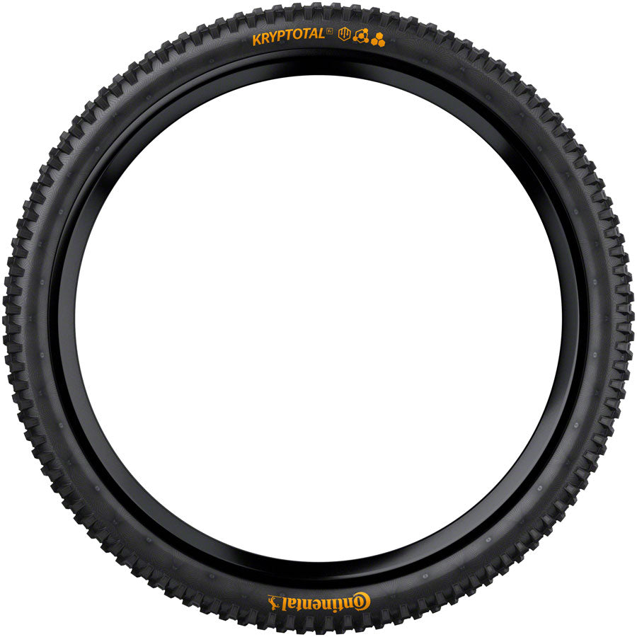 Continental Kryptotal Front Tire - 29 x 2.40 Tubeless Folding BLK Soft Trail Casing E25 - Bicycle Warehouse