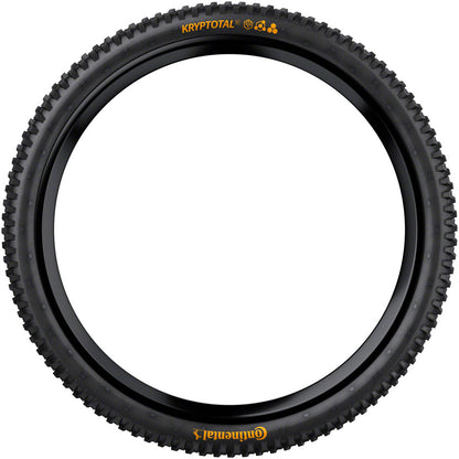 Continental Kryptotal Front Tire - 29 x 2.40 Tubeless Folding BLK Soft Trail Casing E25 - Bicycle Warehouse