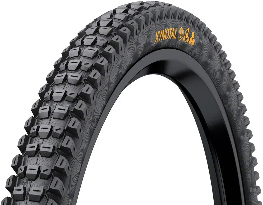 Xynotal Tire - 27.5 x 2.40 Tubeless Folding BLK Soft Downhill Casing E25 - Bicycle Warehouse