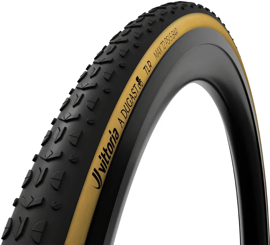 A Dugast Typhoon Tire - 700 x 33 Tubeless Folding BLK/Para Cotton 2C + Neoprene - Bicycle Warehouse