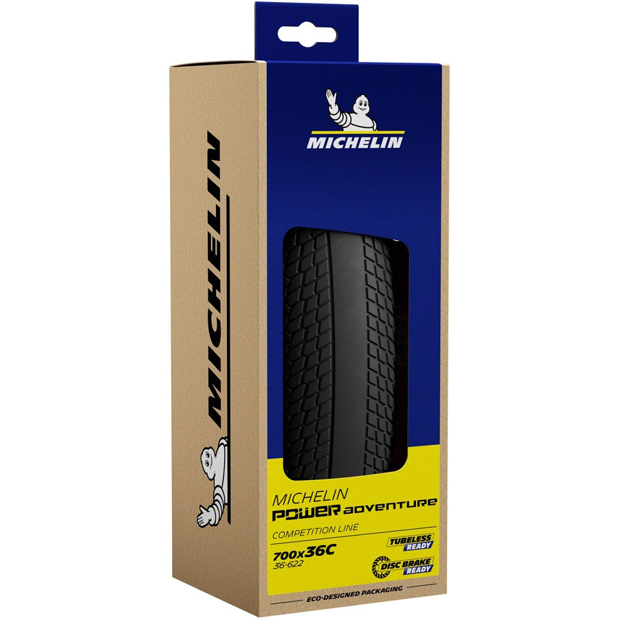 Michelin Power Adventure Tire - 700 x 30c, Tubeless, Folding - Tires - Bicycle Warehouse