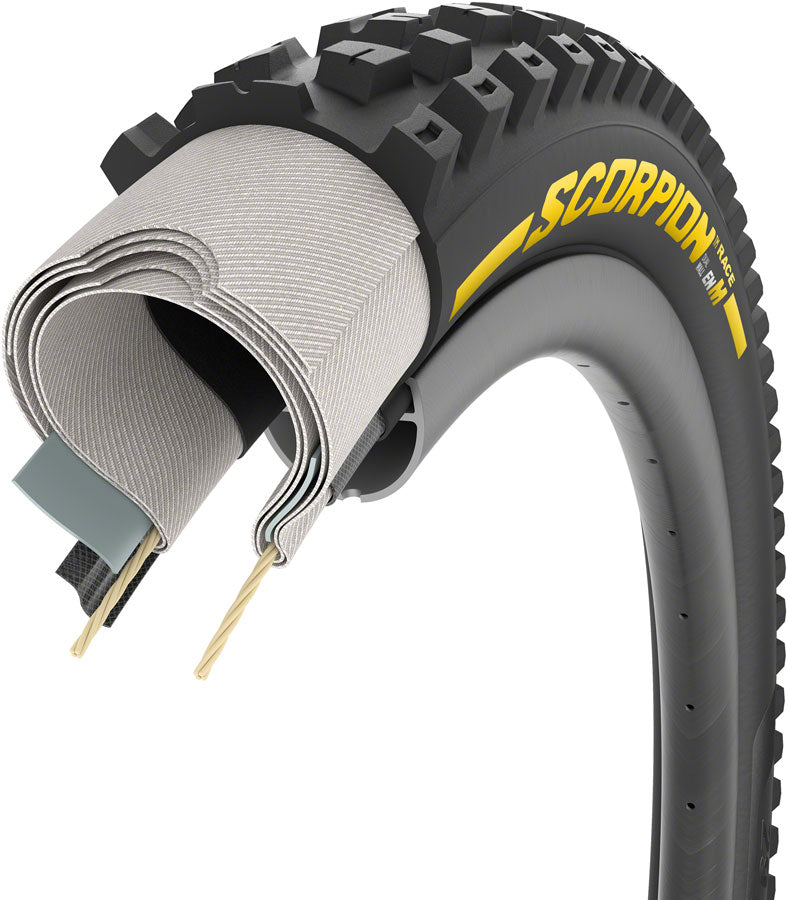 Pirelli Scorpion Race Enduro M Tire - 29 x 2.5, Tubeless, DualWALL, SmartEVO DH - Tires - Bicycle Warehouse