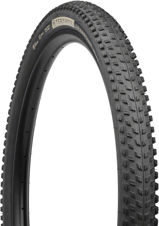 Teravail Drawpoint Tire - 29 x 2.4 Tubeless Folding BLK Durable Grip Compound - Bicycle Warehouse