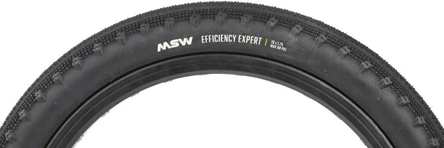 Efficiency Expert Tire - 16 x 1.75 Black Rigid Wire Bead 33tpi - Bicycle Warehouse