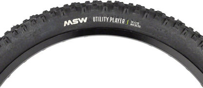 Utility Player Tire - 24 x 2.25 Black Rigid Wire Bead 33tpi - Bicycle Warehouse