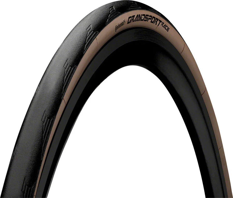 Grand Sport Race Tire - 700 x 28 Clincher Folding BLK/Brown PureGrip NyTech Breaker - Bicycle Warehouse