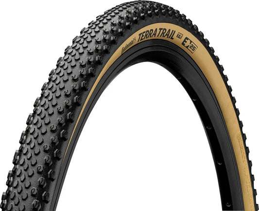Terra Trail Tire - 650b x 40 Tubeless Folding BLK/Cream BLKChili ProTection E25 - Bicycle Warehouse