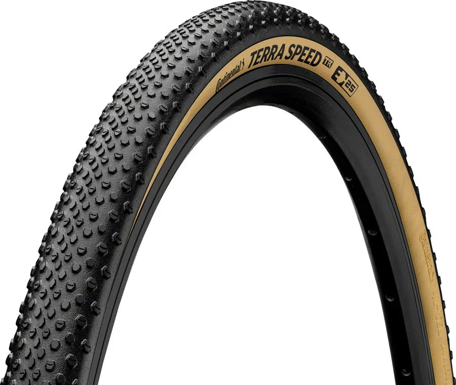 Terra Speed Tire - 650b x 35 Tubeless Folding BLK/Cream BLKChili ProTection E25 - Bicycle Warehouse