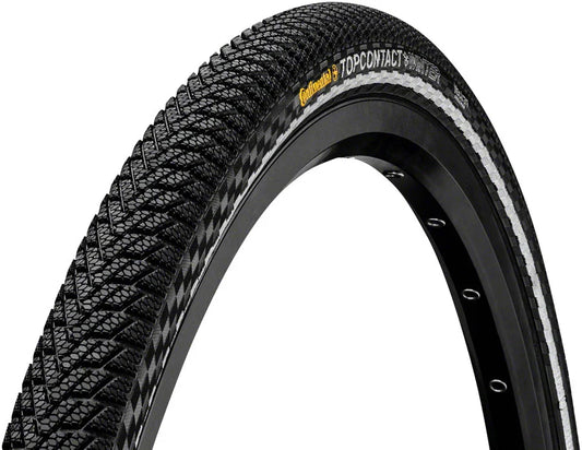 Top Contact Winter II Premium Tire - 700 x 42 Clincher Folding BLK/Reflex Vectran Breaker E50 - Bicycle Warehouse