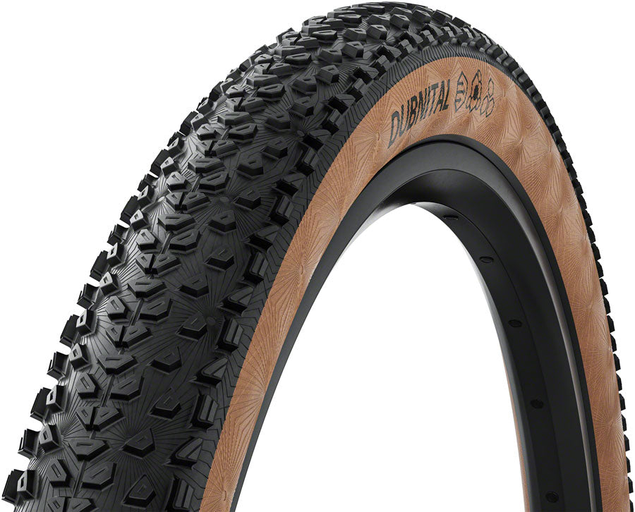 Continental Dubnital Tire - 29 x 2.40 Tubeless Folding BLK/Transparent Rapid Race Casing E25 - Bicycle Warehouse