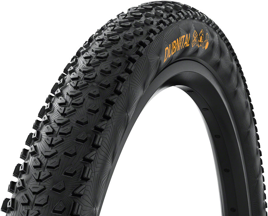 Continental Dubnital Tire - 29 x 2.20 Tubeless Folding BLK Rapid Trail Casing E25 - Bicycle Warehouse