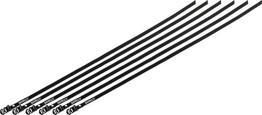 Junk Strap 120cm Rack Strap: Black with Stainless Buckle~ 6-Pack - Bicycle Warehouse