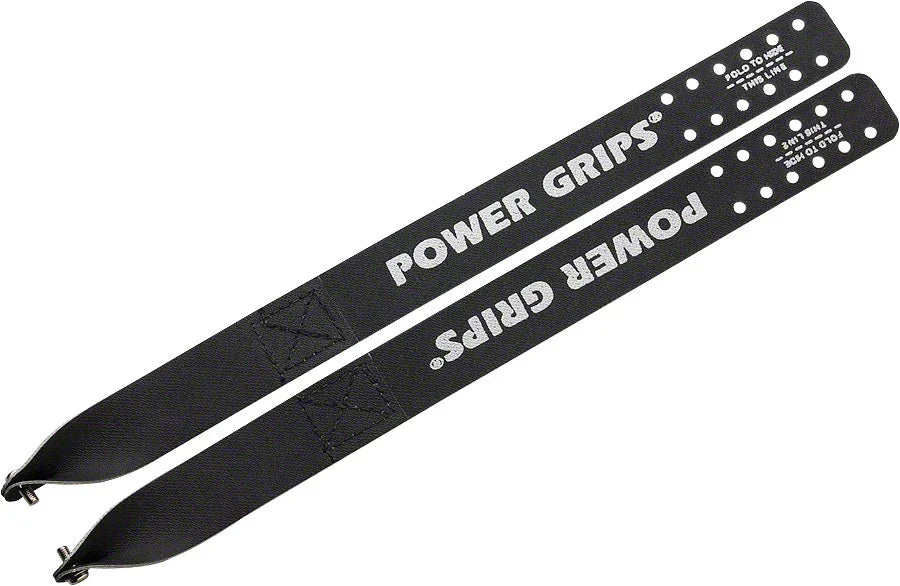 Fixie Straps (375mm) with Hardware Black - Bicycle Warehouse