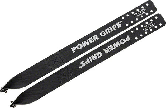 Fixie Straps (375mm) with Hardware Black - Bicycle Warehouse