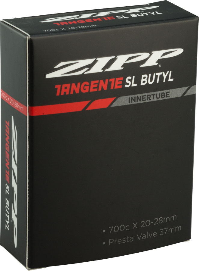 Zipp Tangente Butyl Tube - 700 x 20-28mm 37mm Aluminum Presta Valve - Bicycle Warehouse