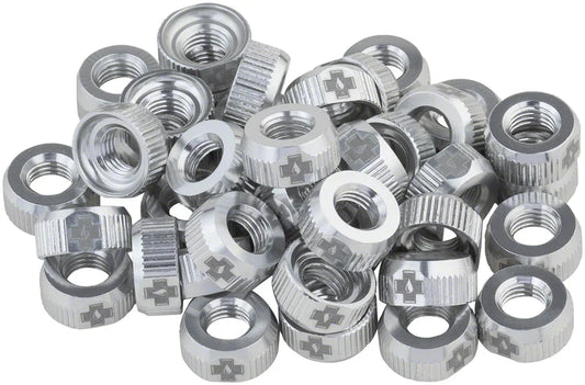 Tubeless Valve Box Refill - Sliver Lock Nut Pack of 40 - Bicycle Warehouse