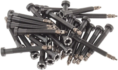 Tubeless Valve Box Refill - Black 44mm Stem Pack of 30 - Bicycle Warehouse