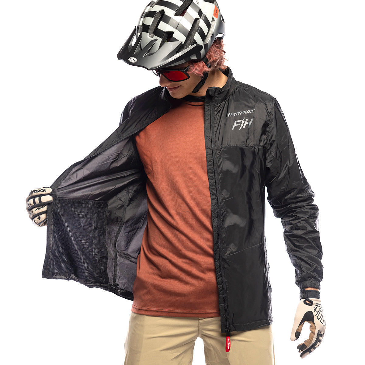 Tracker Packable Windbreaker - Black