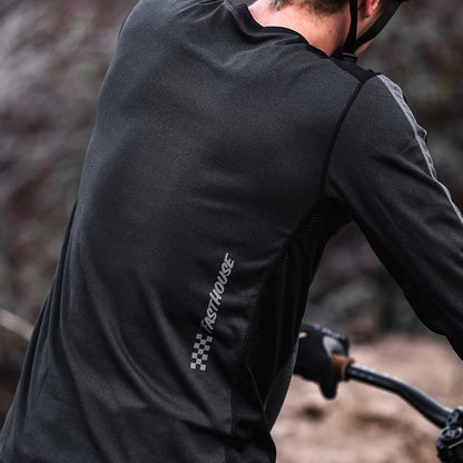 Classic Mercury LS Jersey - Black Heather/Charcoal Heather