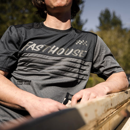 Classic Mercury SS Jersey - Black Heather/Charcoal Heather