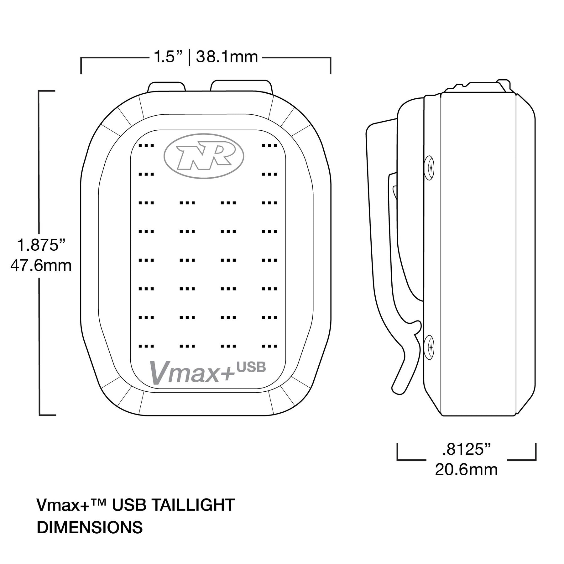 Niterider Vmax+ 150 Bike Taillight - Lighting - Bicycle Warehouse