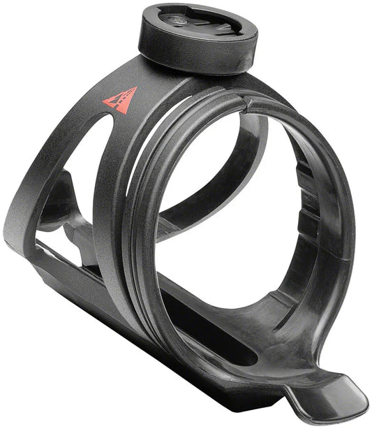 Profile Design Axis Grip Water Bottle Cage - Garmin Mount Nylon/Glass Black - Bicycle Warehouse