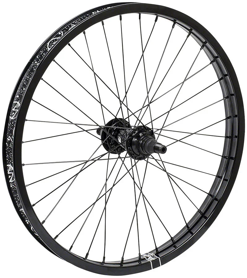 Symbol Rear Wheel - 20" 14 x 110mm LHD 9T 36H Black - Bicycle Warehouse