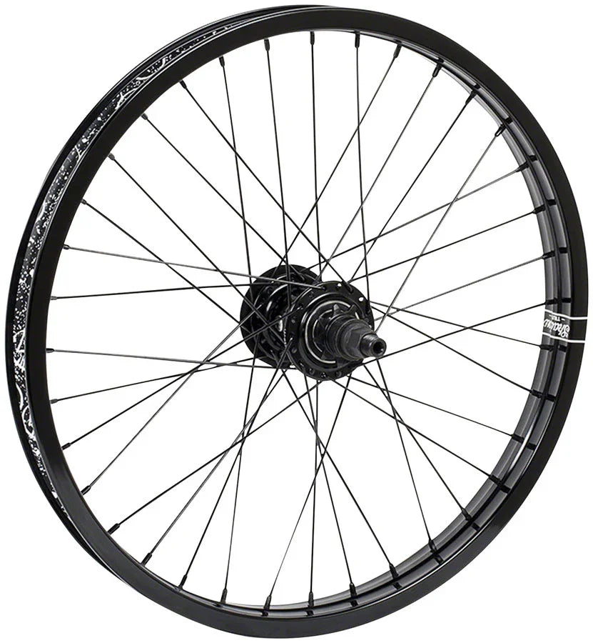 Optimized Rear Wheel - 20" 14 x 110mm Freecoaster LHD 9T 36H BLK - Bicycle Warehouse