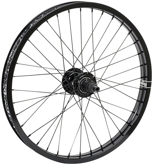 Optimized Rear Wheel - 20" 14 x 110mm Freecoaster LHD 9T 36H BLK - Bicycle Warehouse