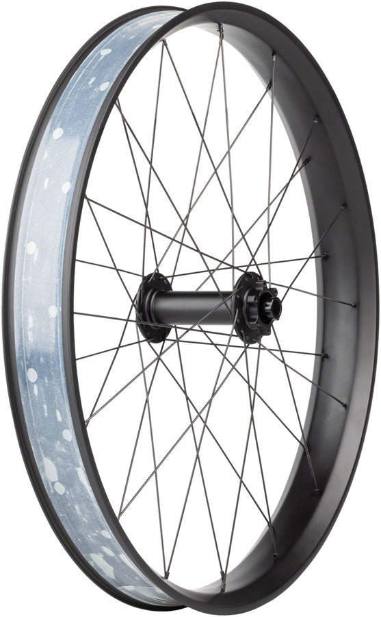 Alex CF-1 Carbon Bear Pawl Front Wheel - 26" Fat 15 x 150mm 6-Bolt BLK - Bicycle Warehouse