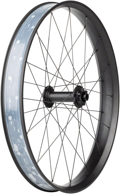 Alex CF-1 Carbon Bear Pawl Front Wheel - 26" Fat 15 x 150mm 6-Bolt BLK - Bicycle Warehouse