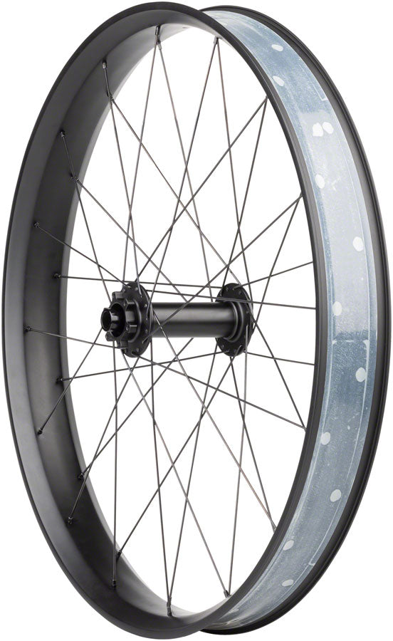 Alex CF-1 Carbon Bear Pawl Front Wheel - 26" Fat 15 x 150mm 6-Bolt BLK - Bicycle Warehouse