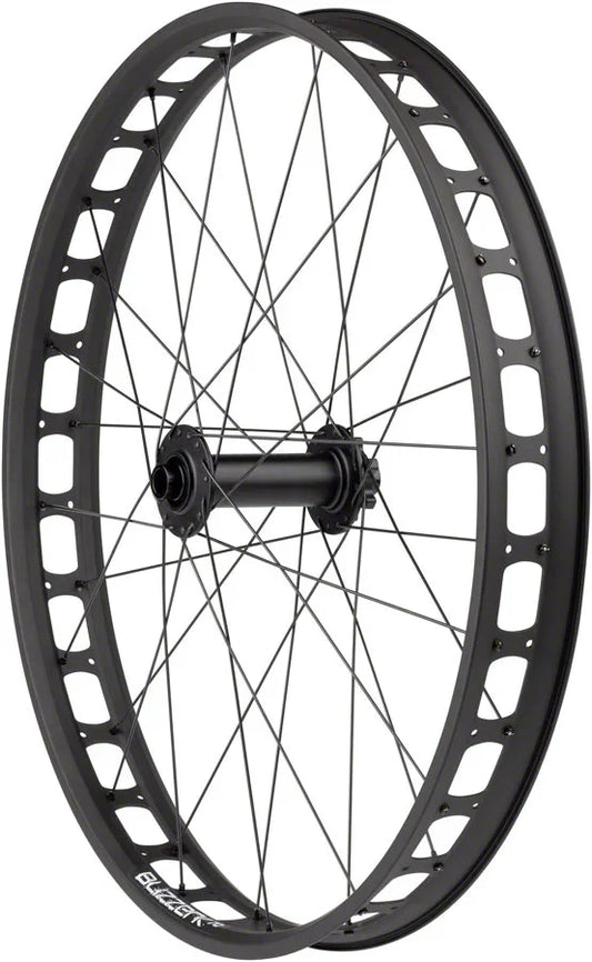Bear Pawls / Blizzerk Front Wheel - 26" 15 x 150mm 6-Bolt BLK - Bicycle Warehouse