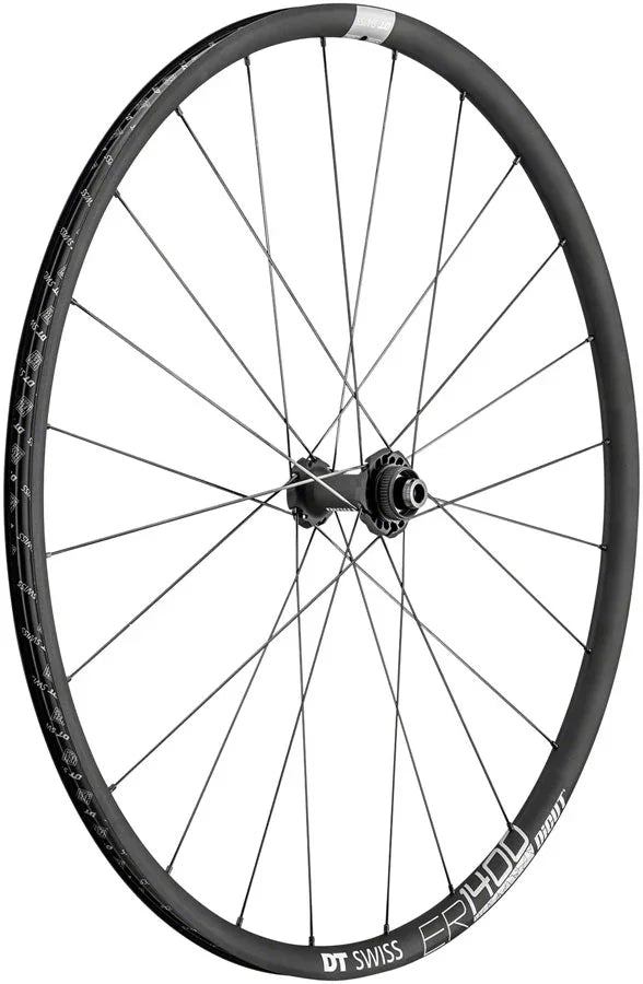 ER 1400 DiCut Front Wheel - 700 12 x 100mm Center-Lock Black - Bicycle Warehouse